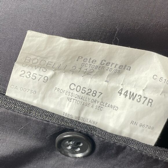 Coppley Men’s100% Wool Blazer 44W Gray Pinstripe Old Money Preppy Classic Canada - Picture 8 of 8